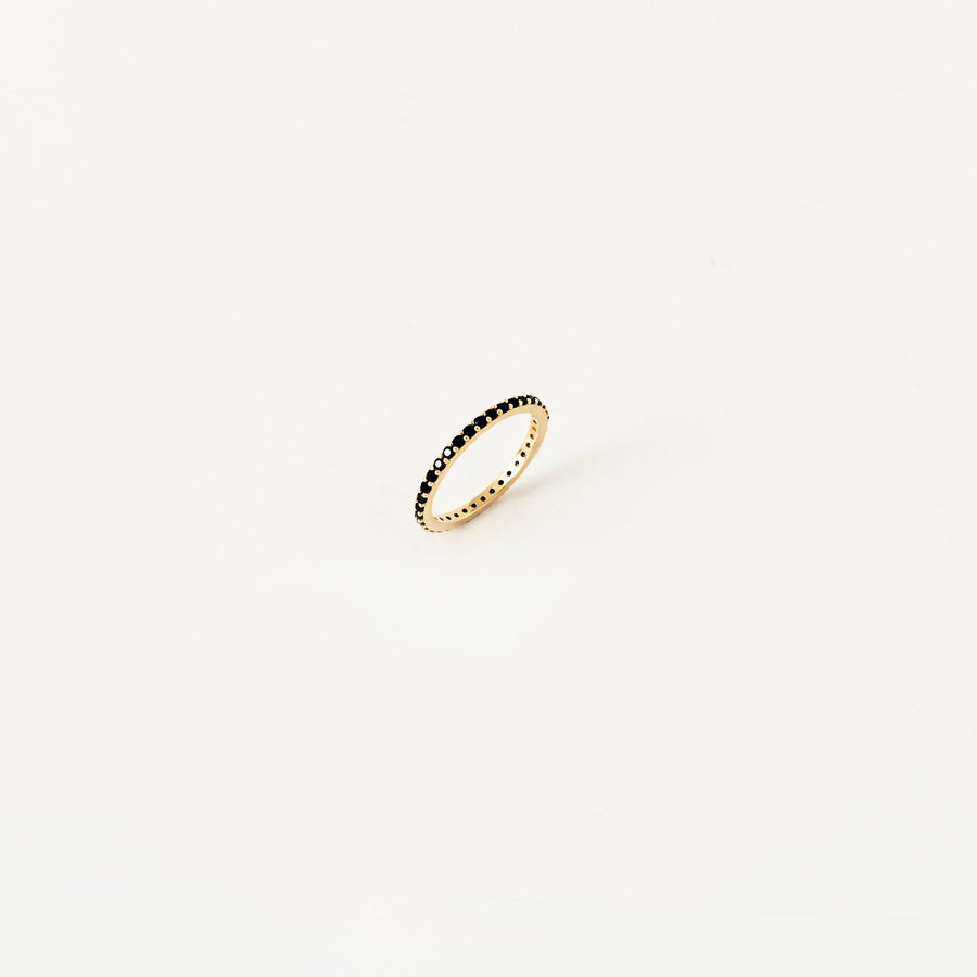 Birthstone Eternity Ring In Gold Material