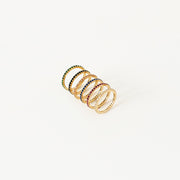 Birthstone Eternity Ring In Gold Material