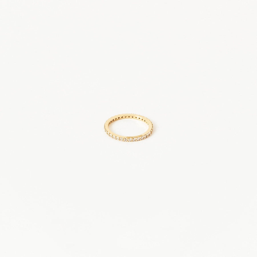 Birthstone Eternity Ring In Gold Material