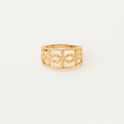 Daisy Flower Ring  Gold Material