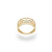Daisy Flower Ring  Gold Material